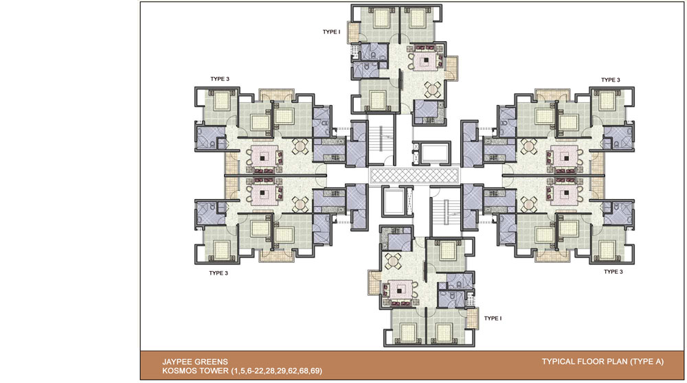 3BHK-Cluster-Plan-Type-A
